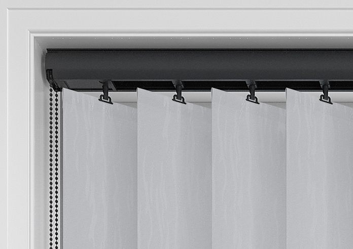 Subtle Grain, Grey Mist - Vertical Blind - Image 13